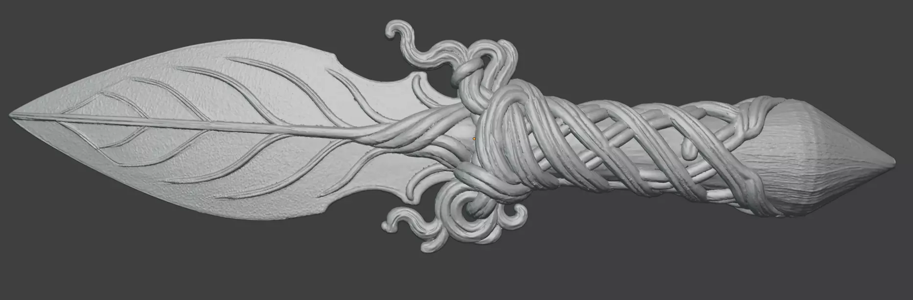 SYLVAN THORNBLADE DAGGER 3D print model_9