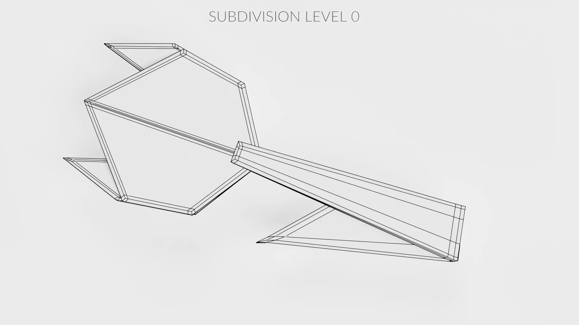 Paper Flower Low-poly 3D model_10