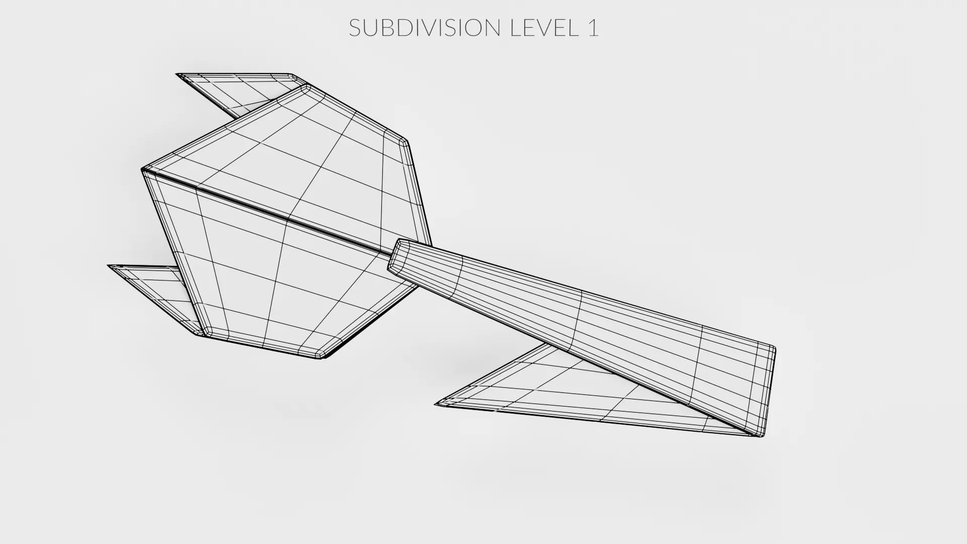 Paper Flower Low-poly 3D model_11