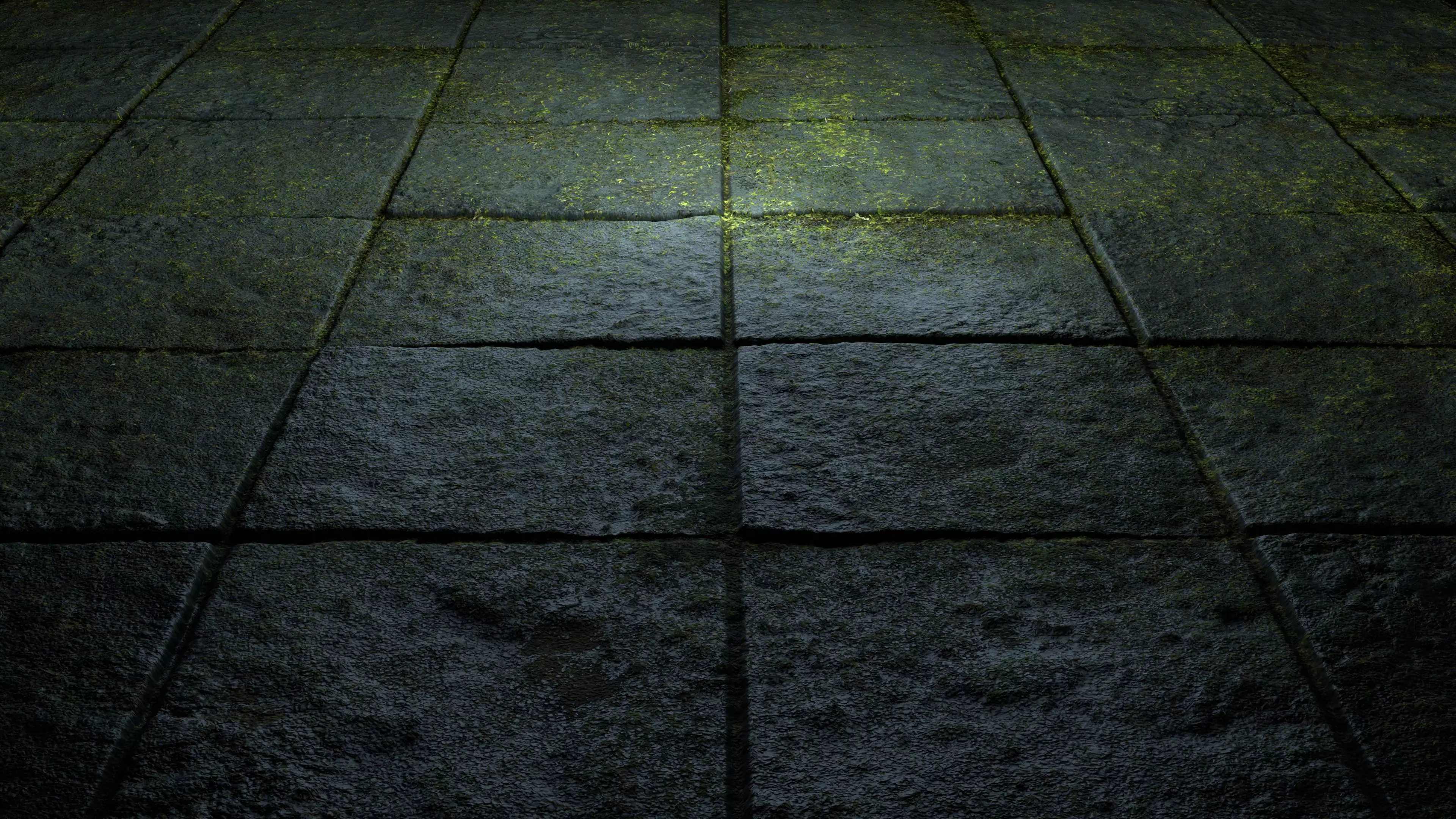 Mossy Pavement 8K PBR Texture Texture_7
