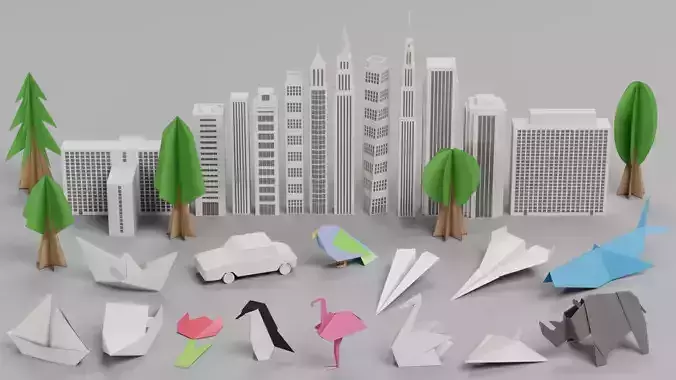 Huge Paper Models Collection