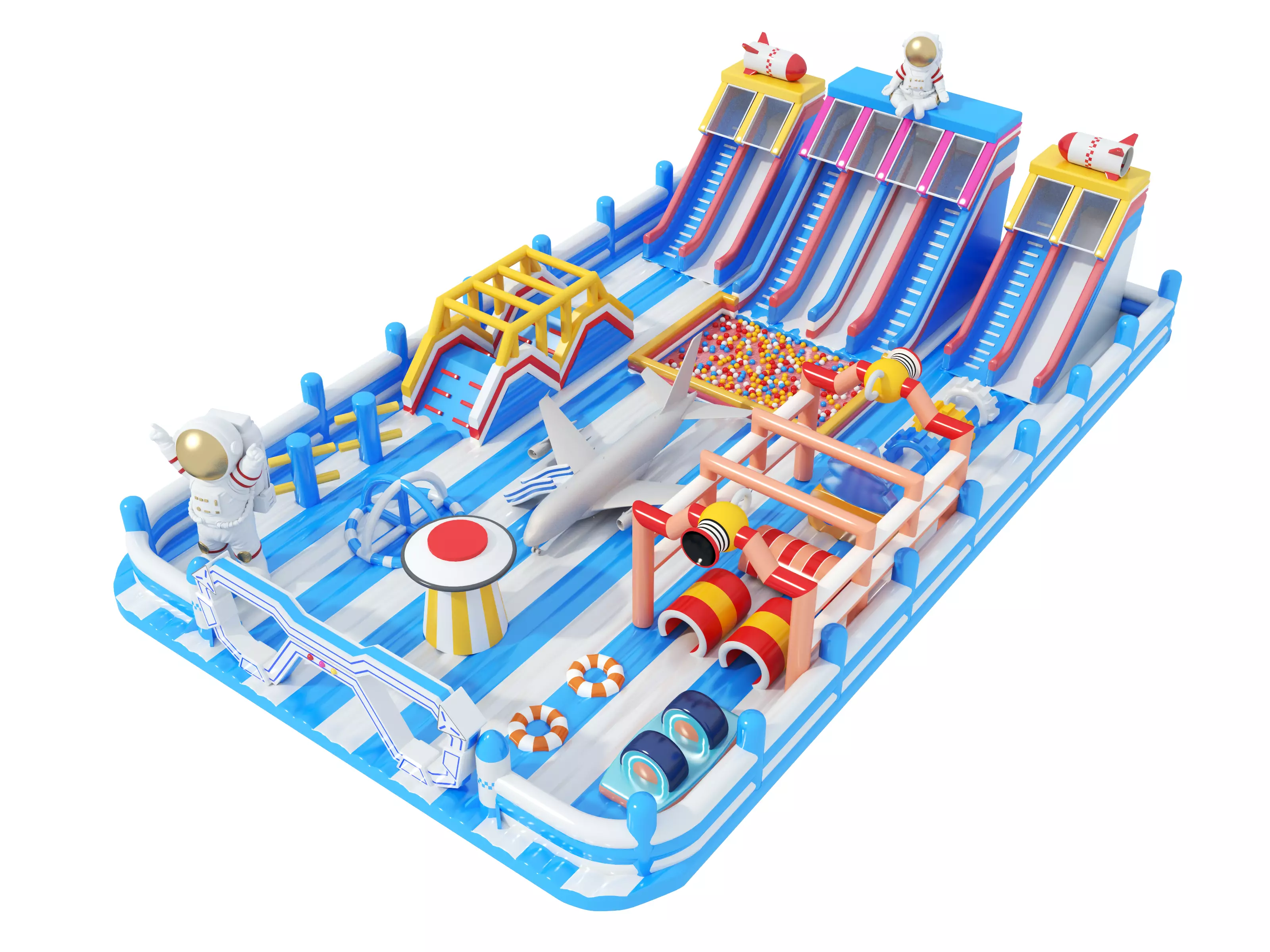 Bouncy Castle Inflatable 3D model