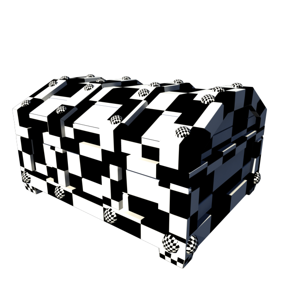 Treasure Box 3D model_12