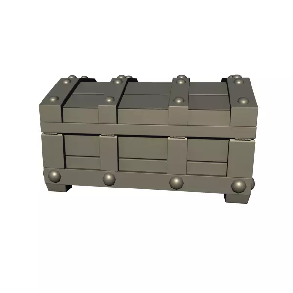 Treasure Box 3D model_0