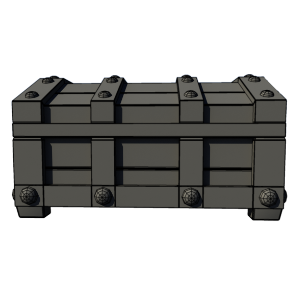Treasure Box 3D model_18