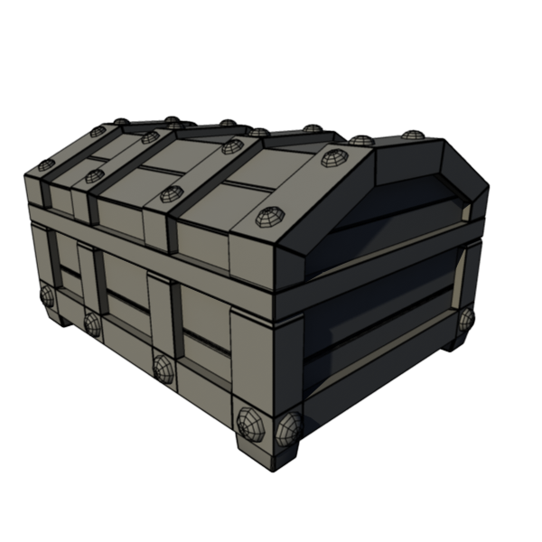 Treasure Box 3D model_14