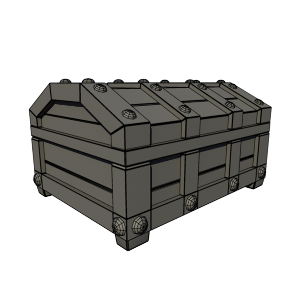Treasure Box 3D model_16