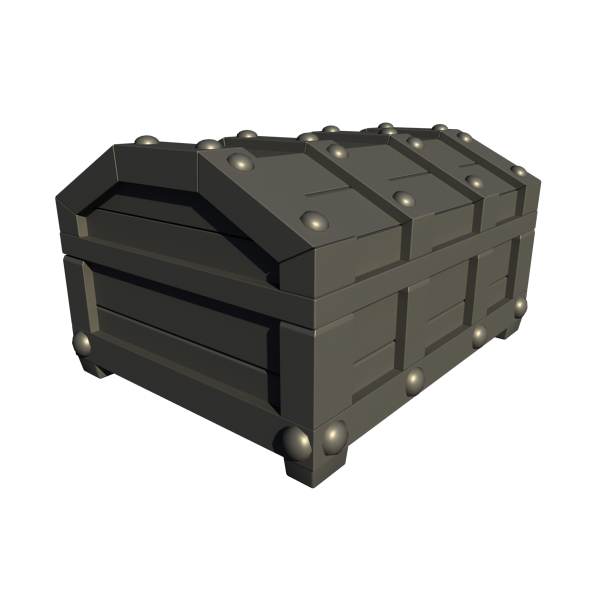 Treasure Box 3D model_3