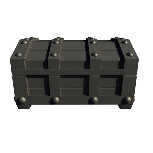 Treasure Box 3D model_2