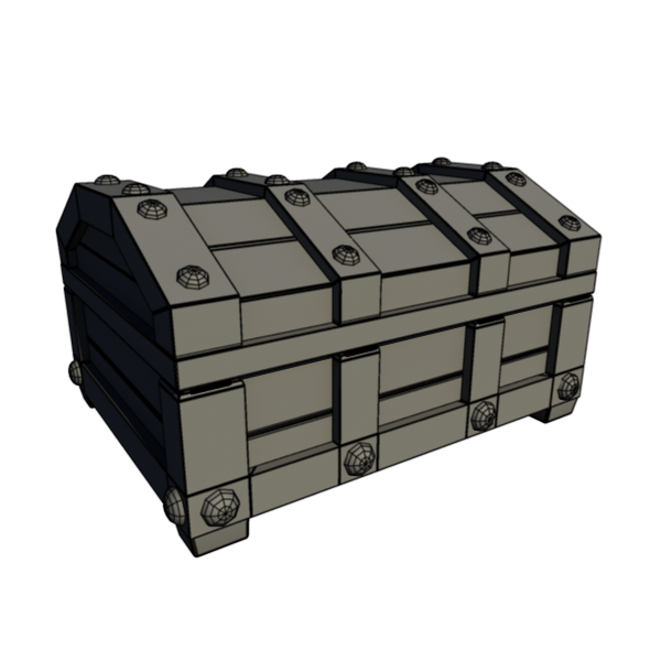 Treasure Box 3D model_13