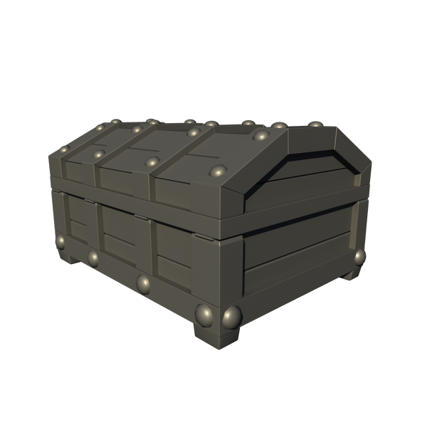 Treasure Box 3D model_4