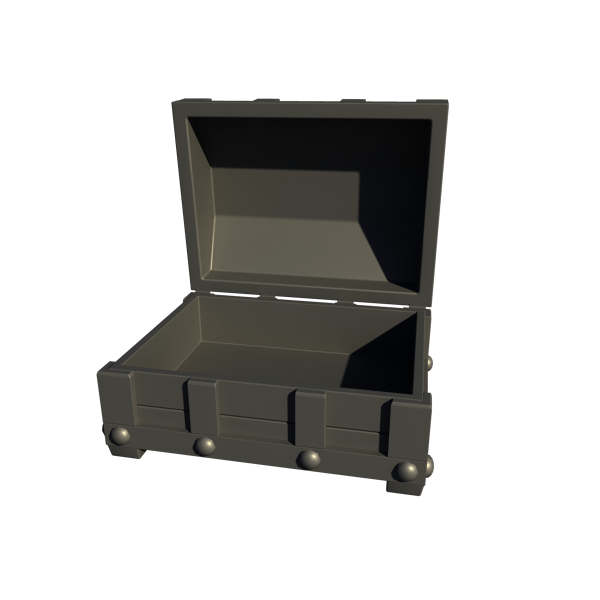 Treasure Box 3D model_7