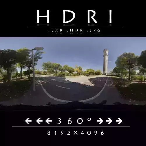 HDR 6 PARK BIKE LANE 3D model