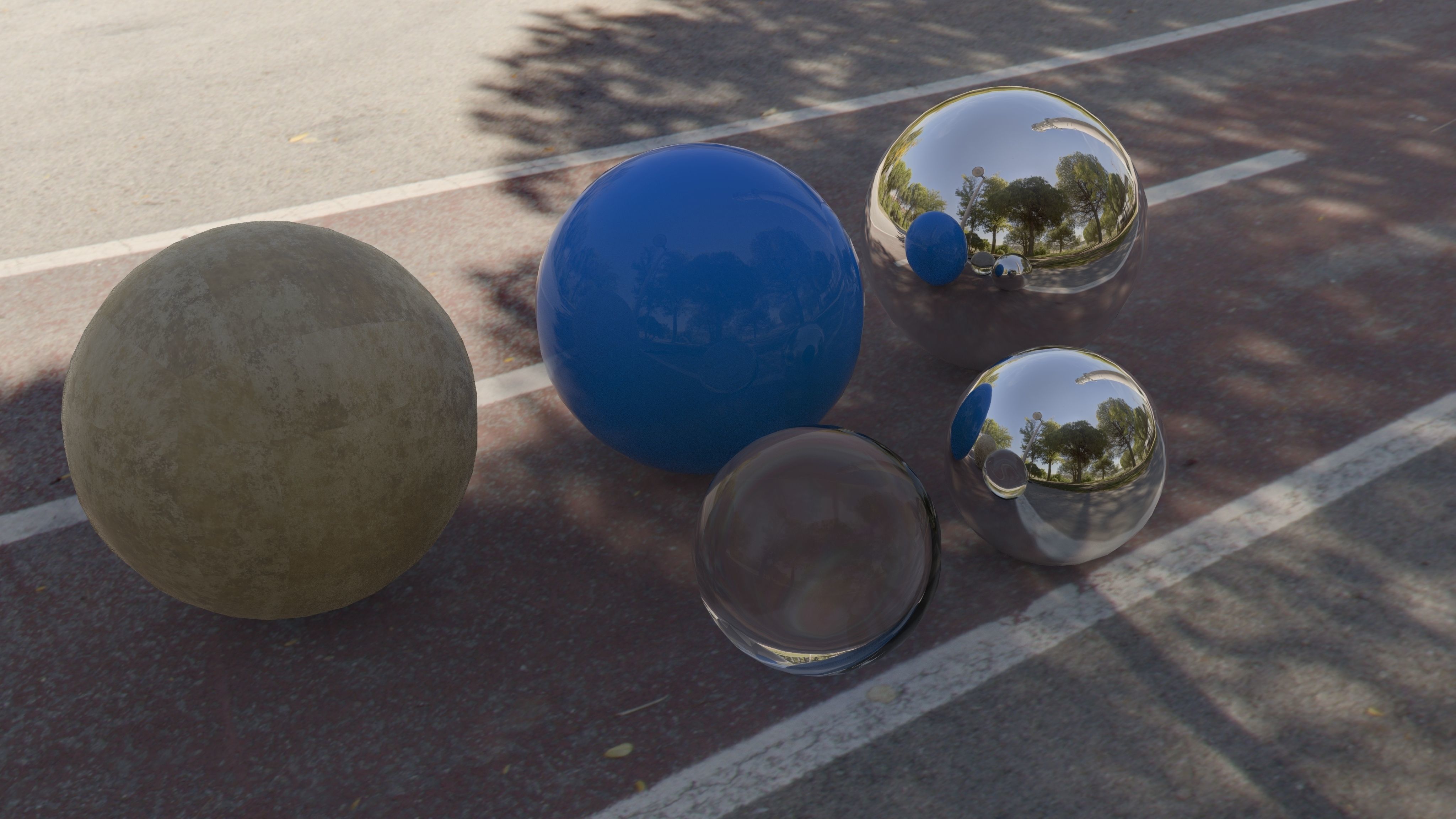 HDR 6 PARK BIKE LANE 3D model_4