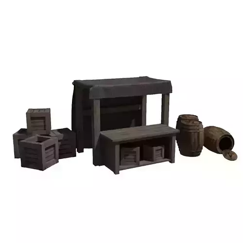 Medieval marketplace 1