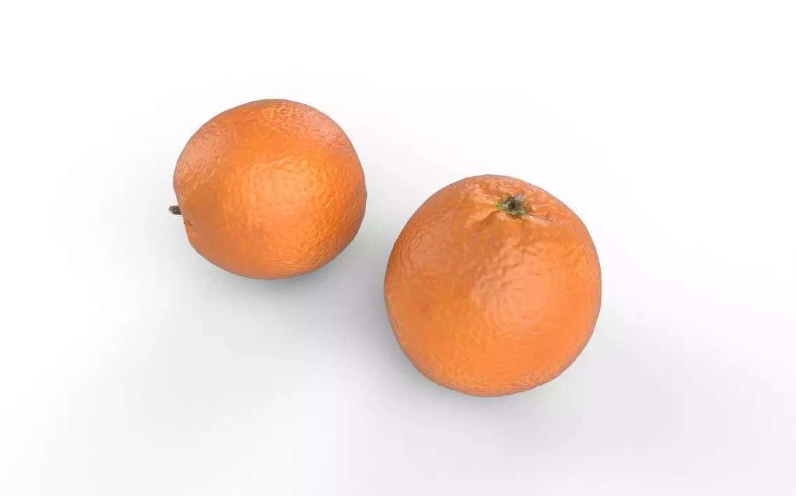 Orange M01 Low-poly 3D model_5