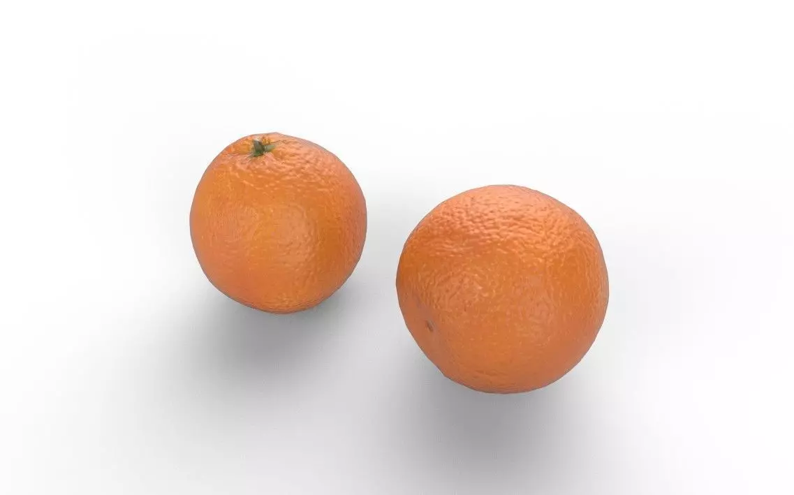 Orange M01 Low-poly 3D model_3