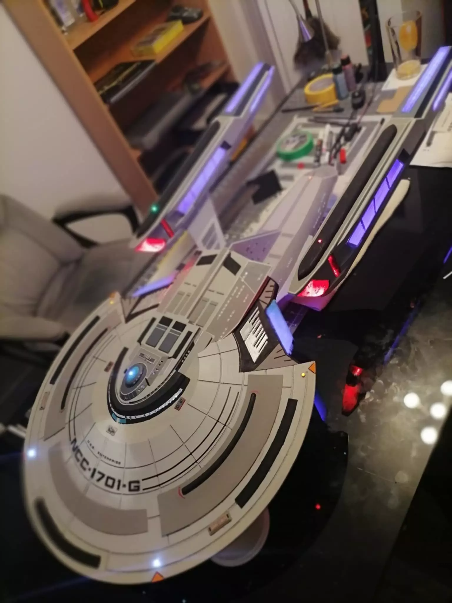 Titan A and Enterprise G self assemble KIT 3D print model_32