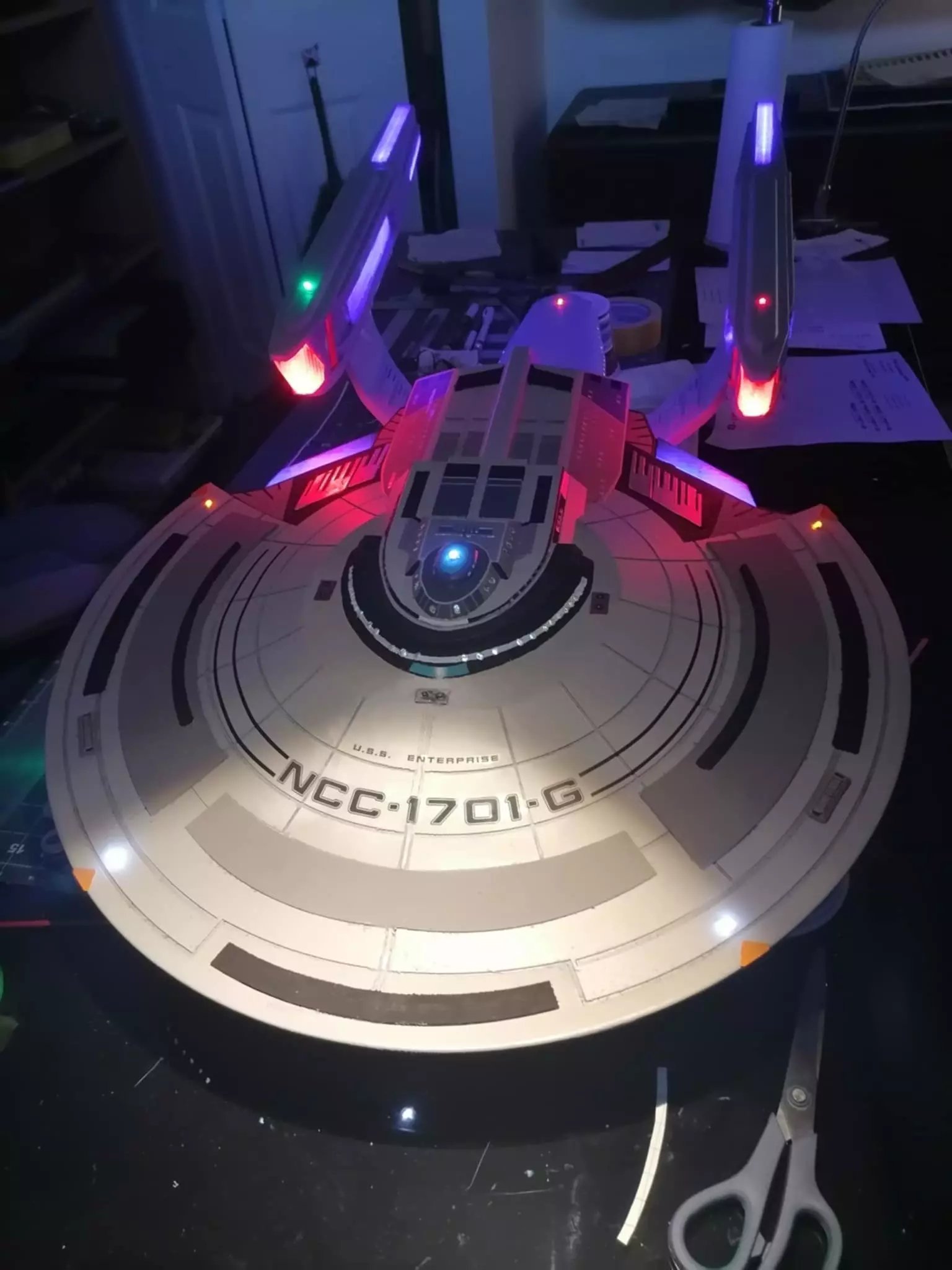 Titan A and Enterprise G self assemble KIT 3D print model_41