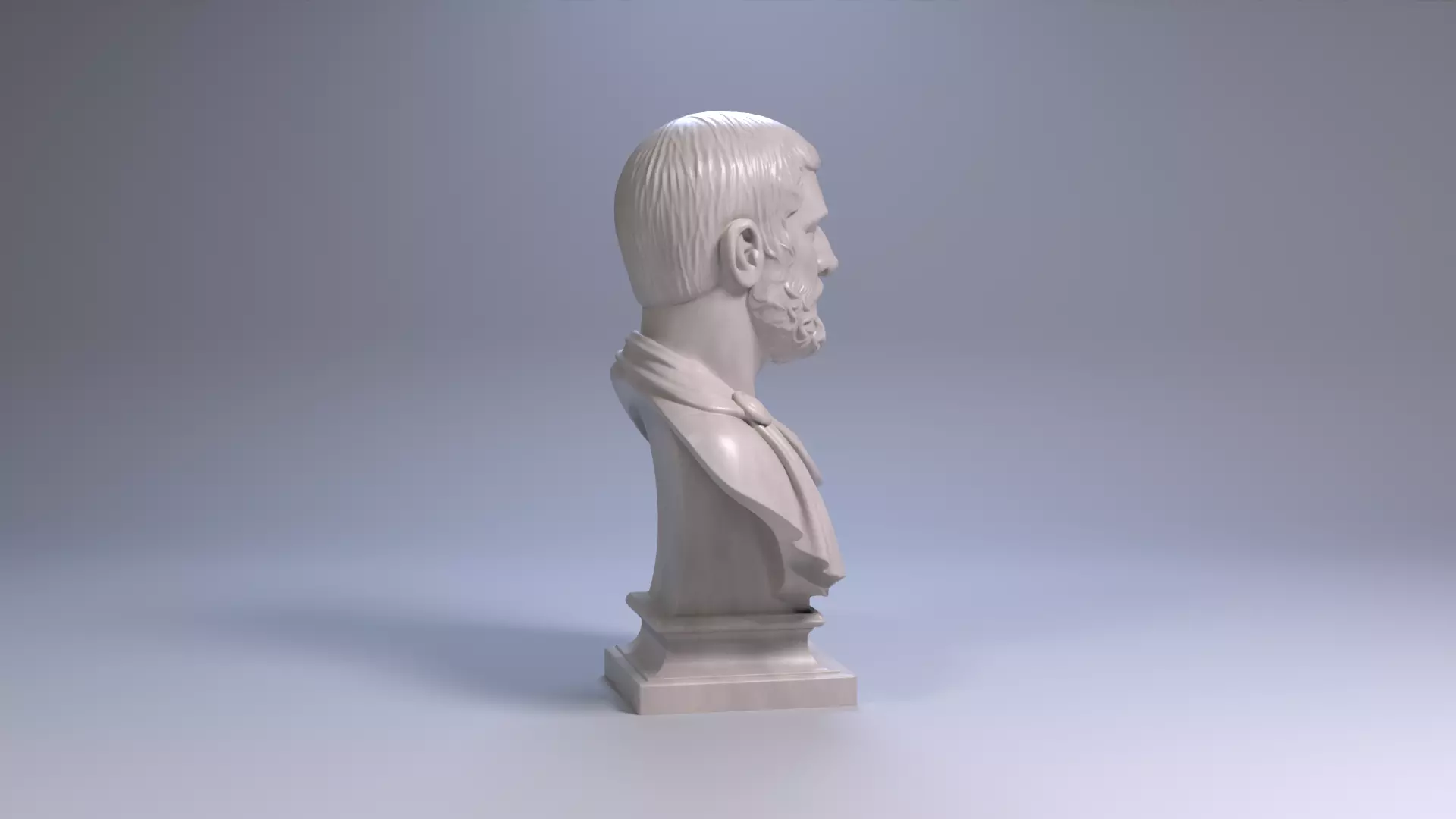Themistocles Bust Sculpture 3D Printable STL File 3D print model_20