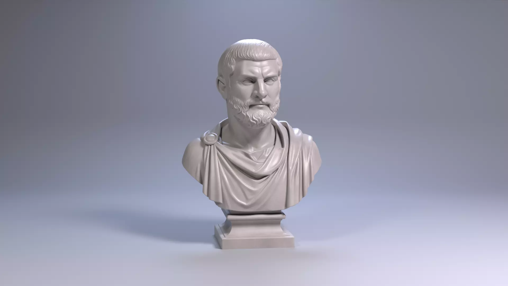 Themistocles Bust Sculpture 3D Printable STL File 3D print model_23