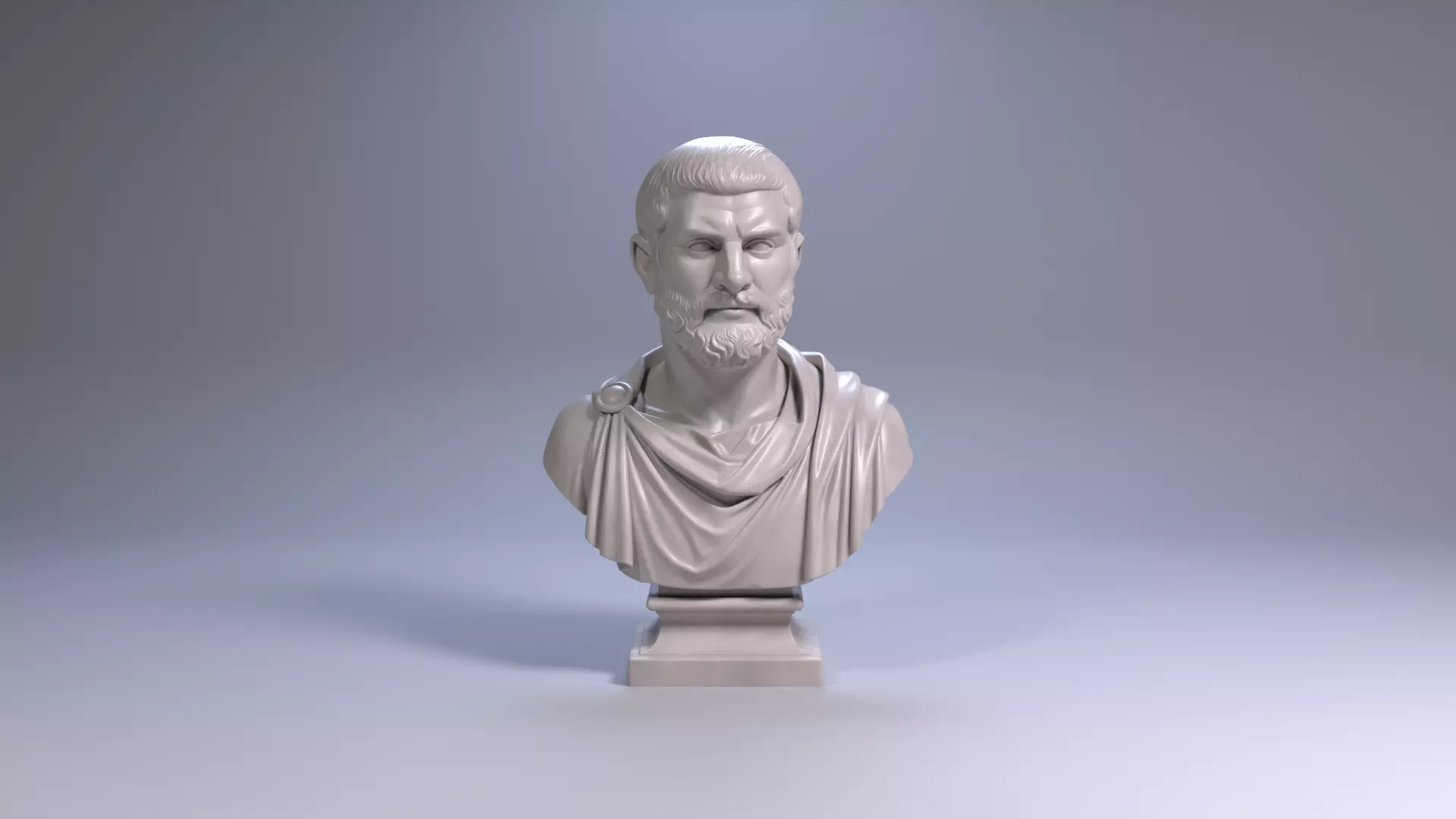 Themistocles Bust Sculpture 3D Printable STL File 3D print model_2