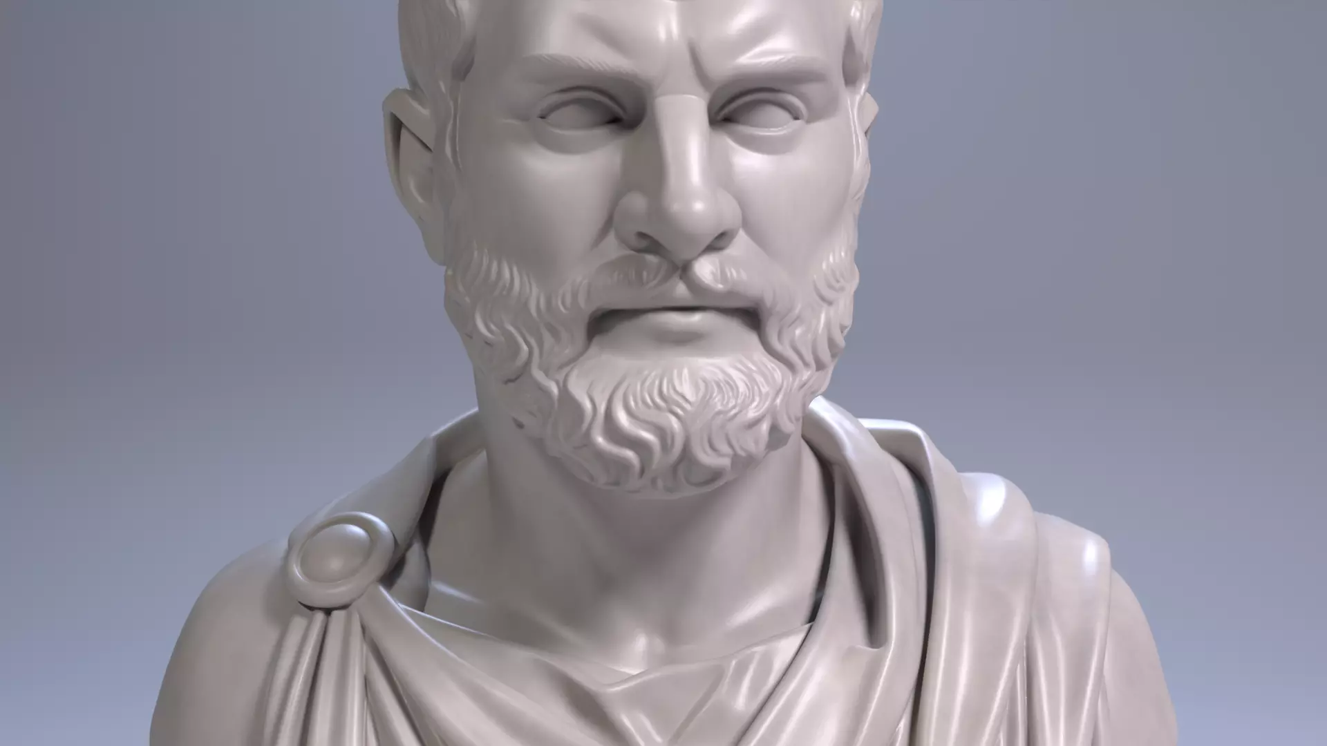 Themistocles Bust Sculpture 3D Printable STL File 3D print model_9