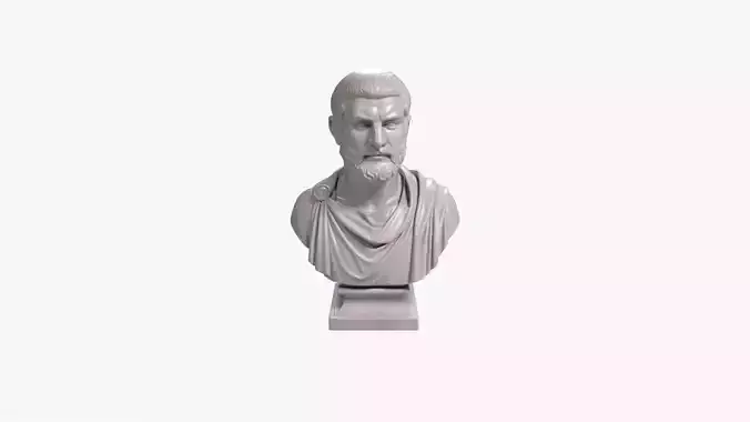 Themistocles Bust Sculpture 3D Printable STL File
