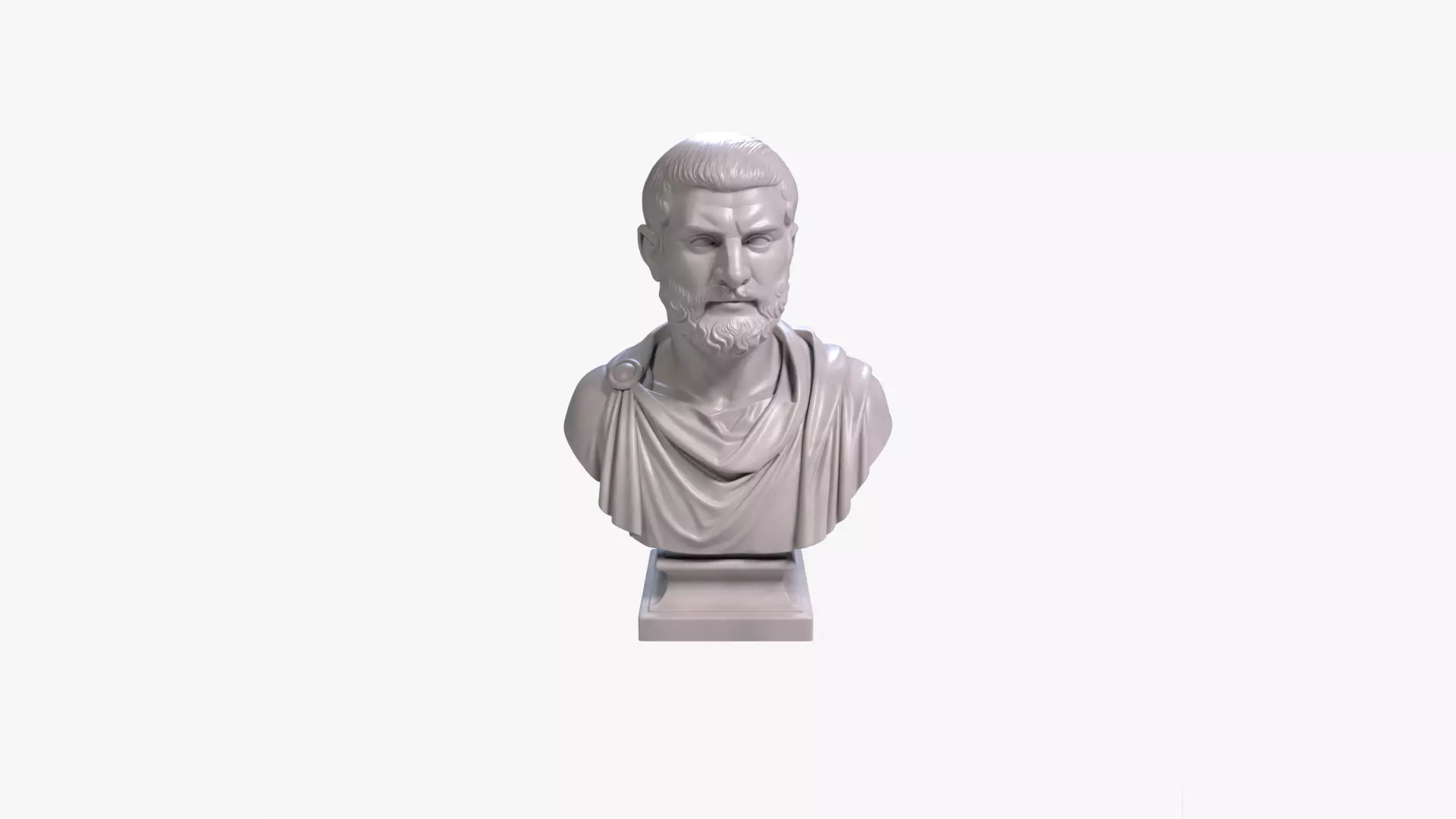 Themistocles Bust Sculpture 3D Printable STL File 3D print model_0