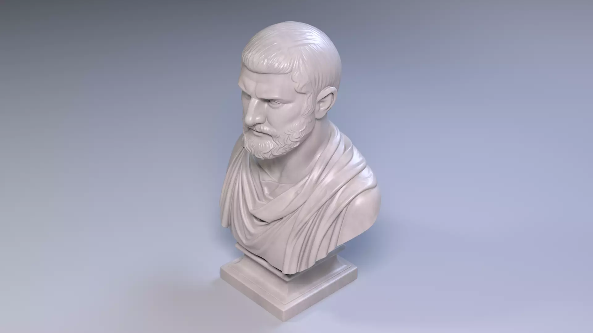 Themistocles Bust Sculpture 3D Printable STL File 3D print model_6