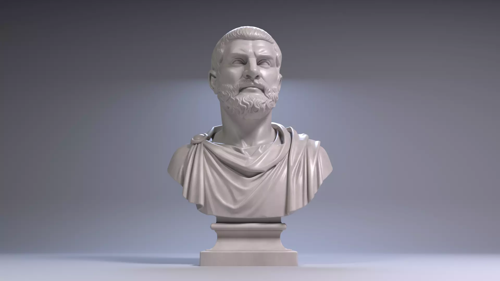 Themistocles Bust Sculpture 3D Printable STL File 3D print model_7
