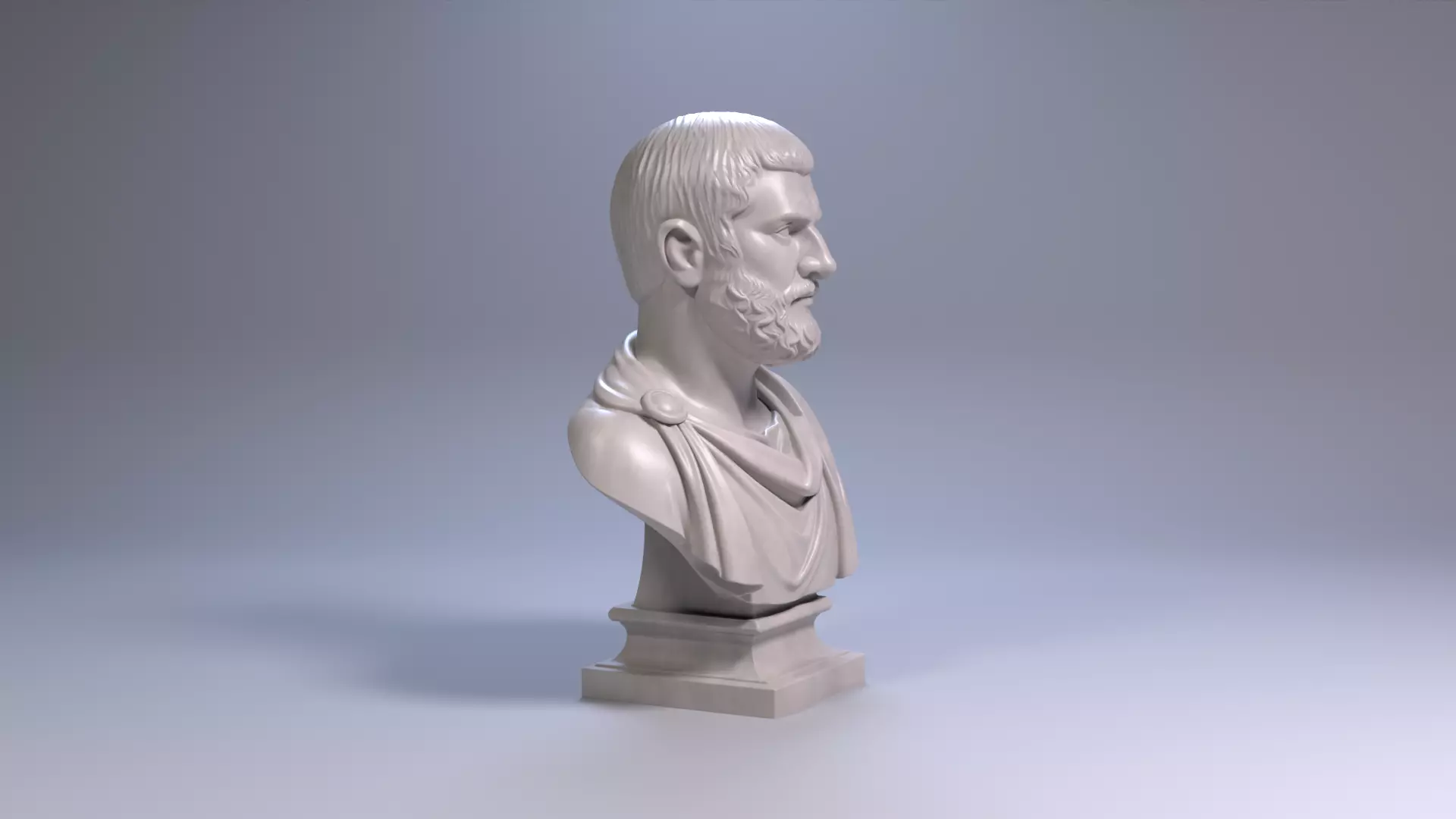Themistocles Bust Sculpture 3D Printable STL File 3D print model_21