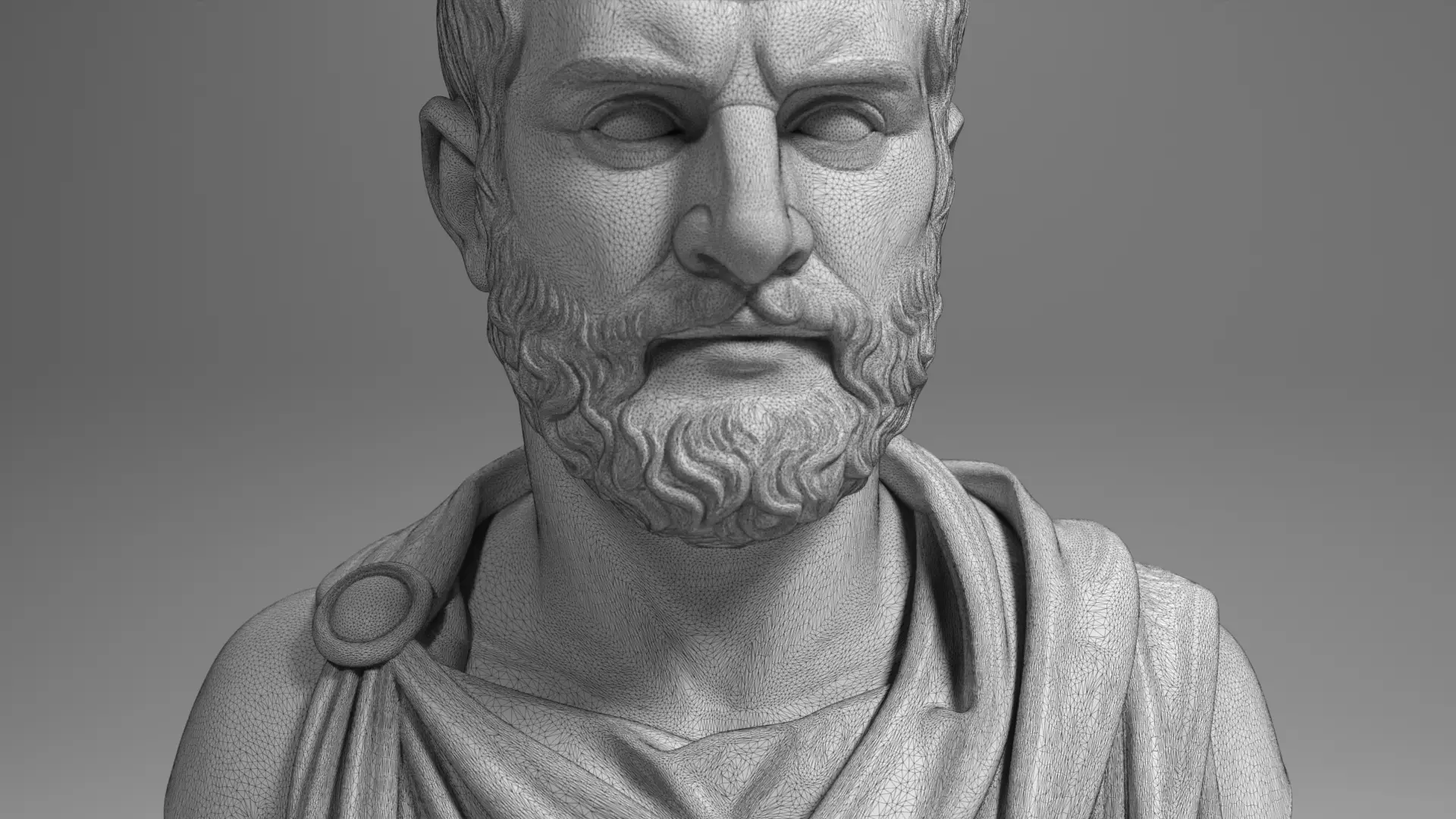 Themistocles Bust Sculpture 3D Printable STL File 3D print model_12