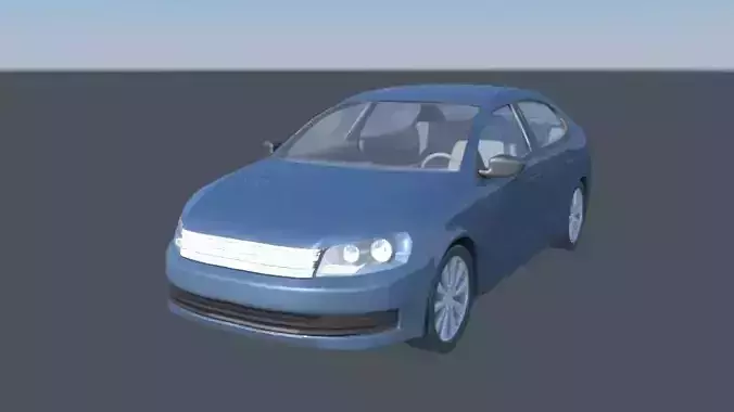 3D car model Free low-poly 3D model