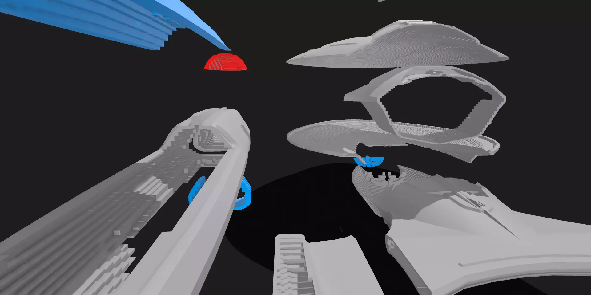 Enterprise G Eclipes class self assembly KIT 3D print model_16