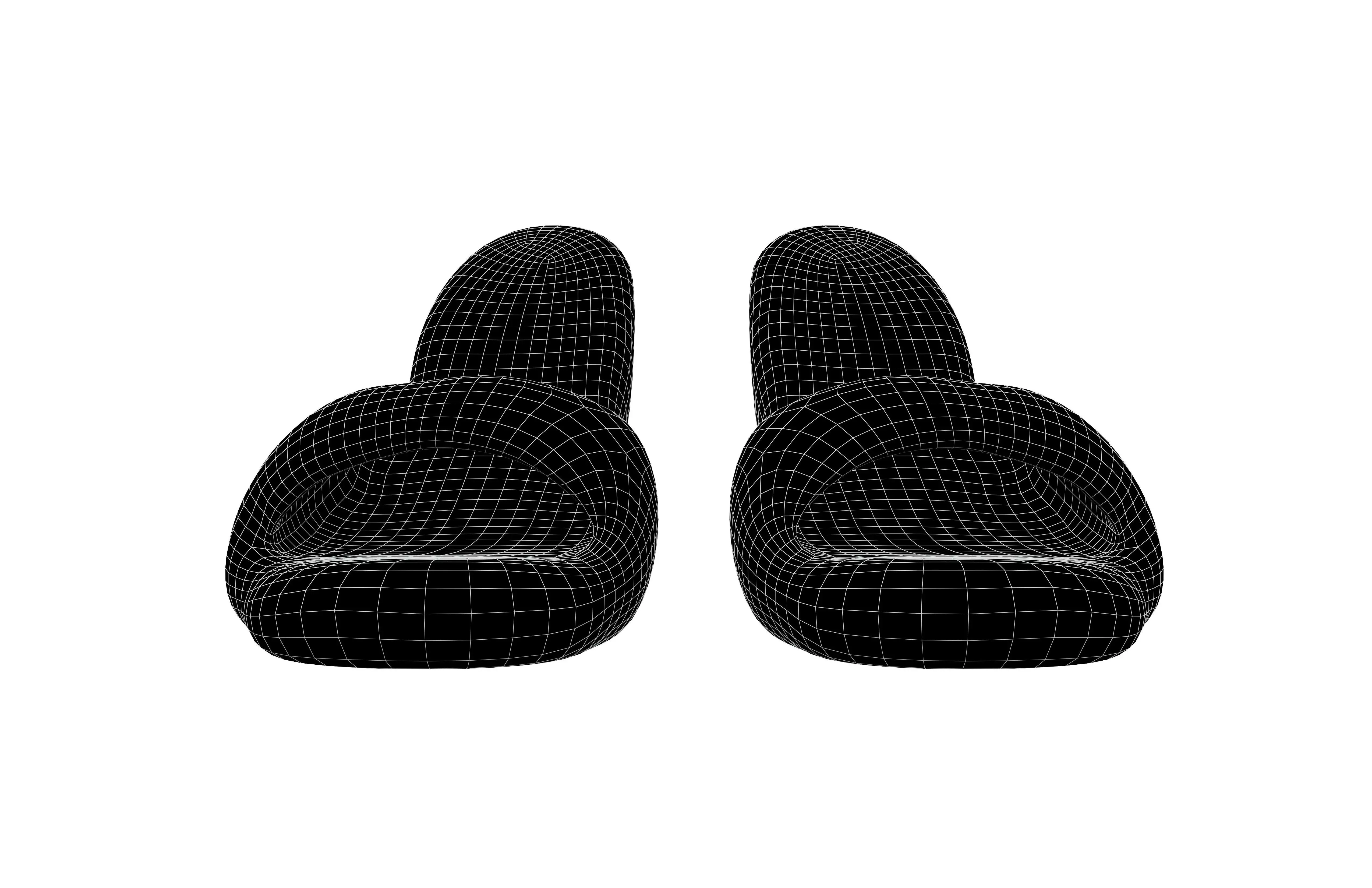 High Heeled Sandals v1 001 Low-poly 3D model_5