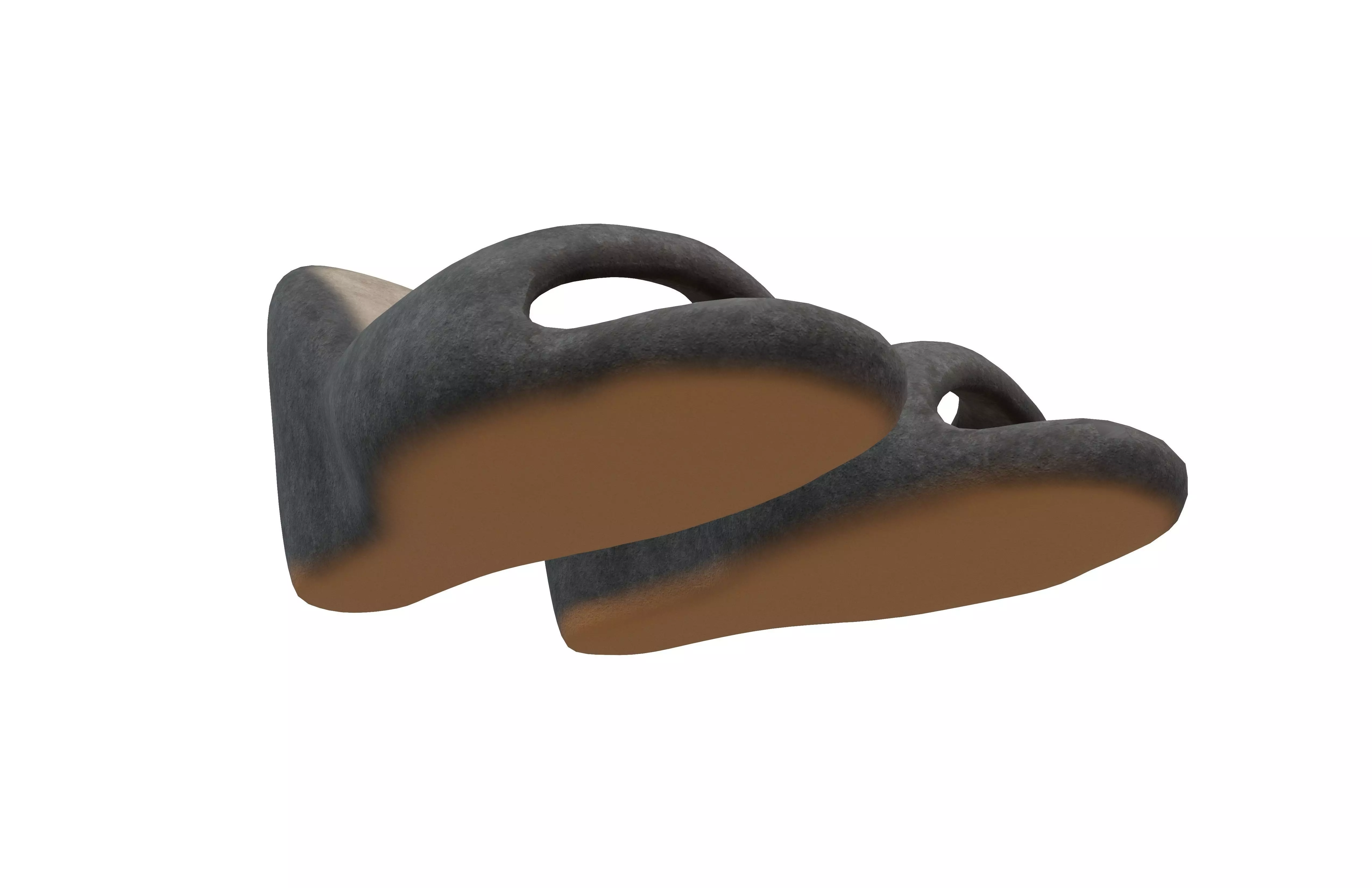 High Heeled Sandals v1 001 Low-poly 3D model_3