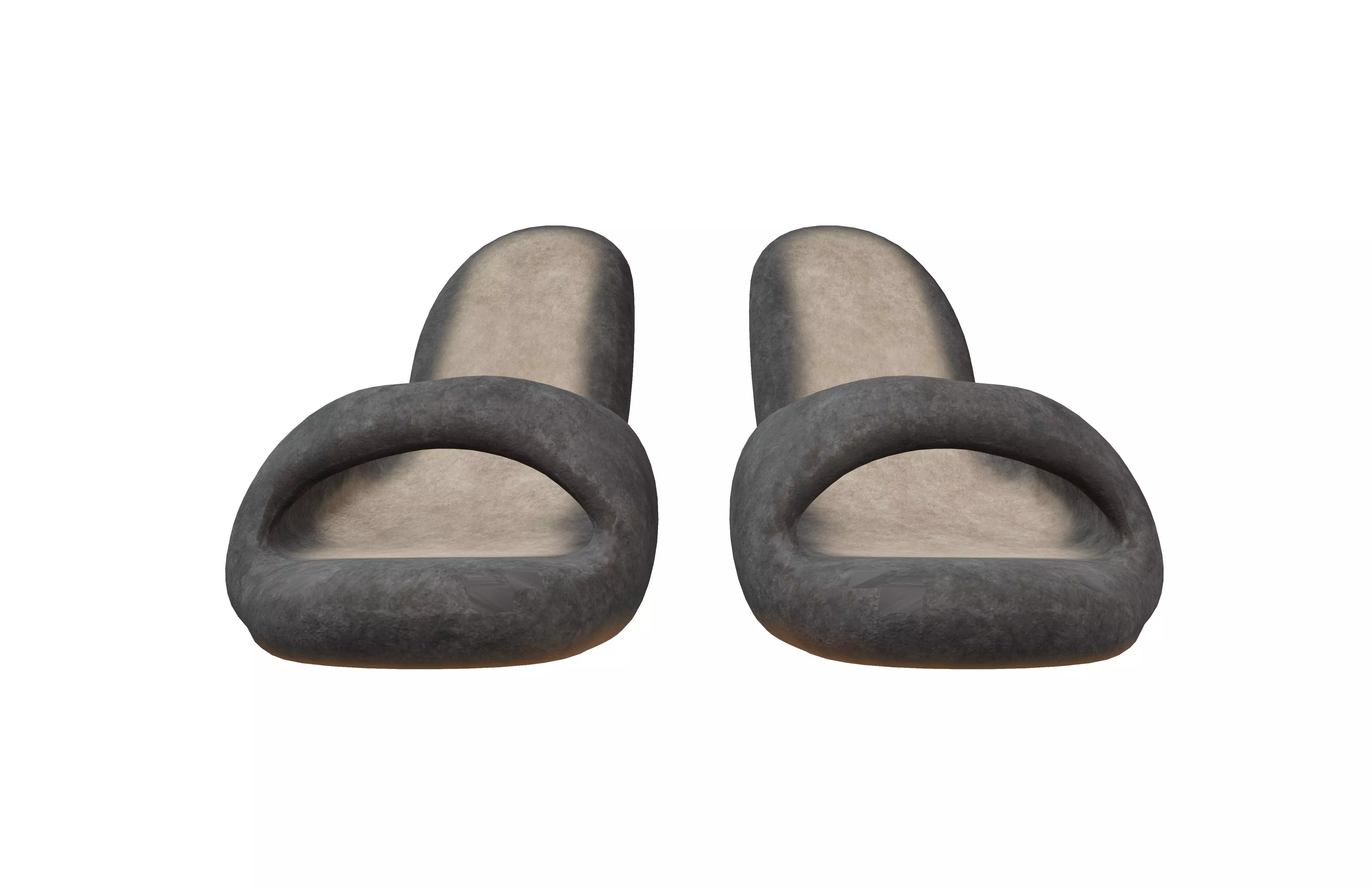 High Heeled Sandals v1 001 Low-poly 3D model_1