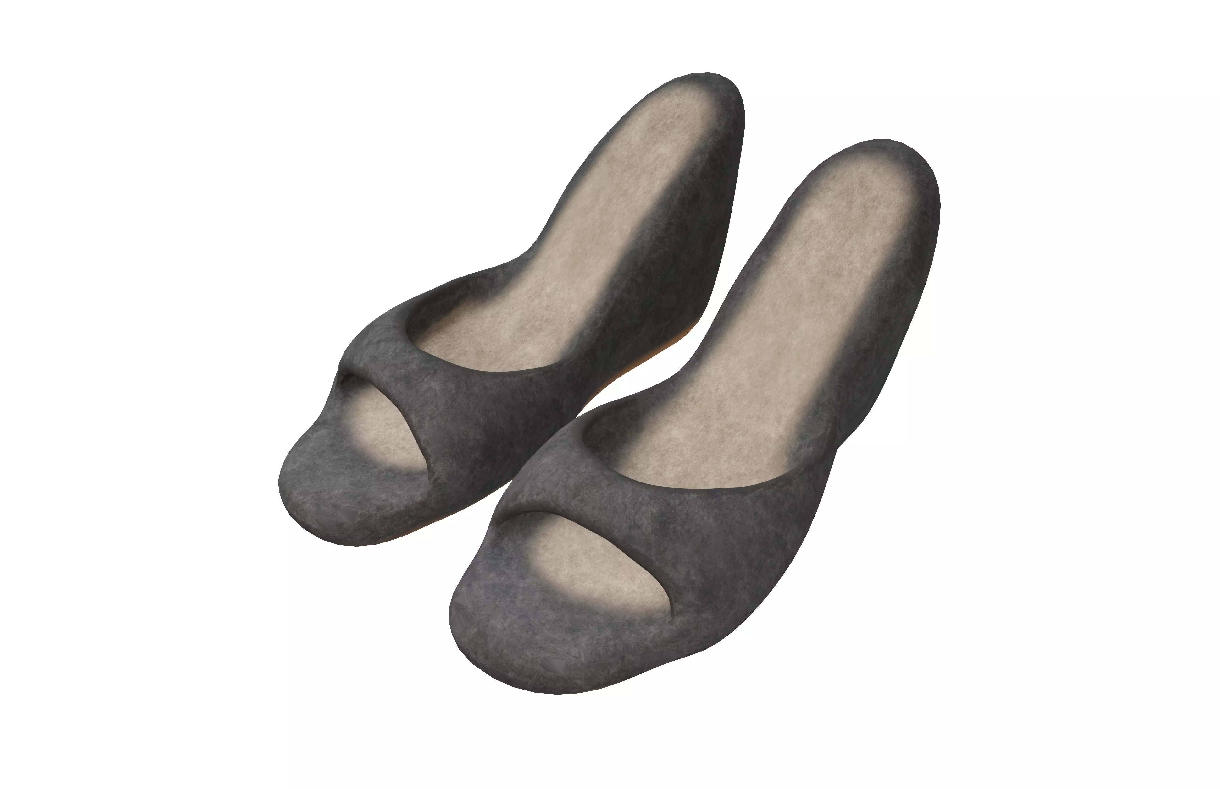 High Heeled Sandals v1 001 Low-poly 3D model_2