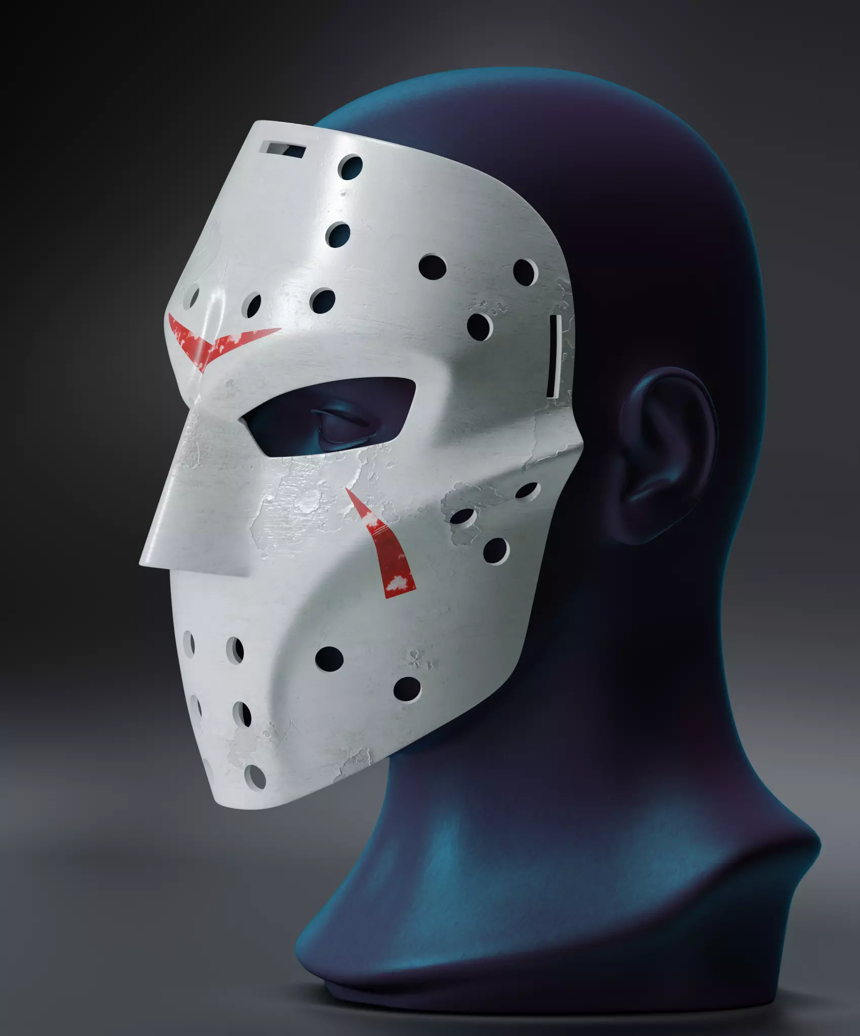Jason Voorhees Hockey Mask  3D print model_2