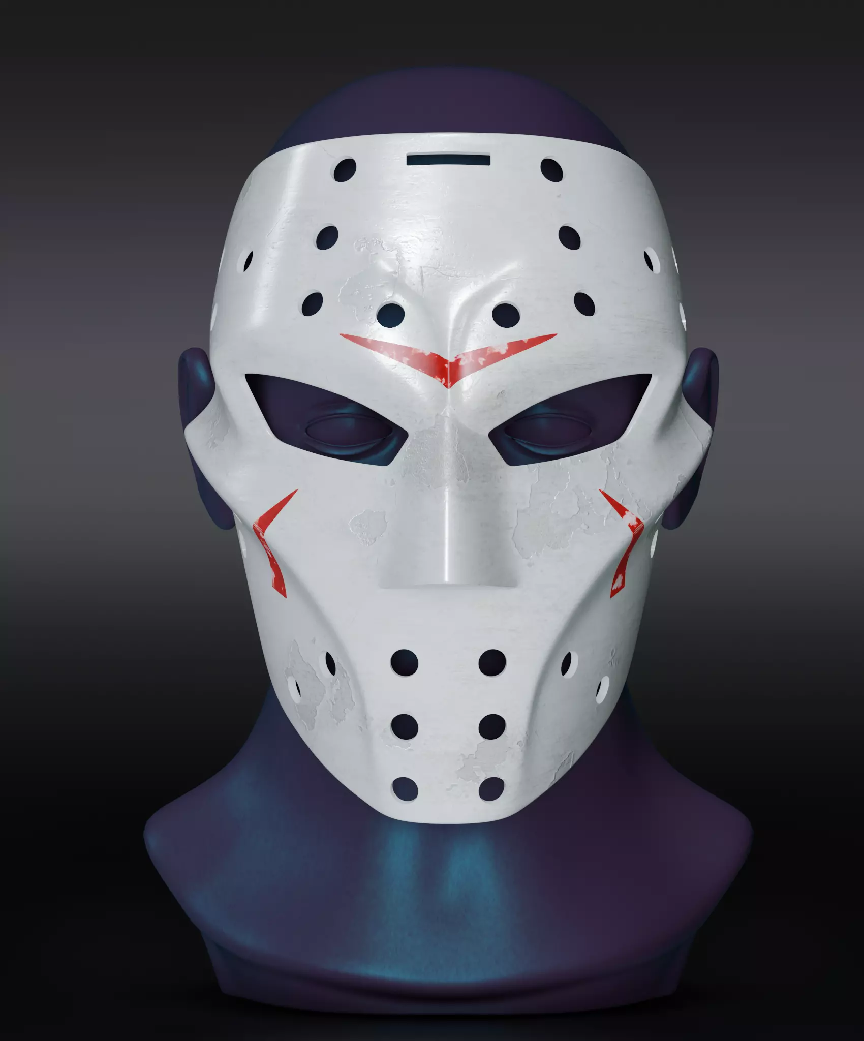 Jason Voorhees Hockey Mask  3D print model_1