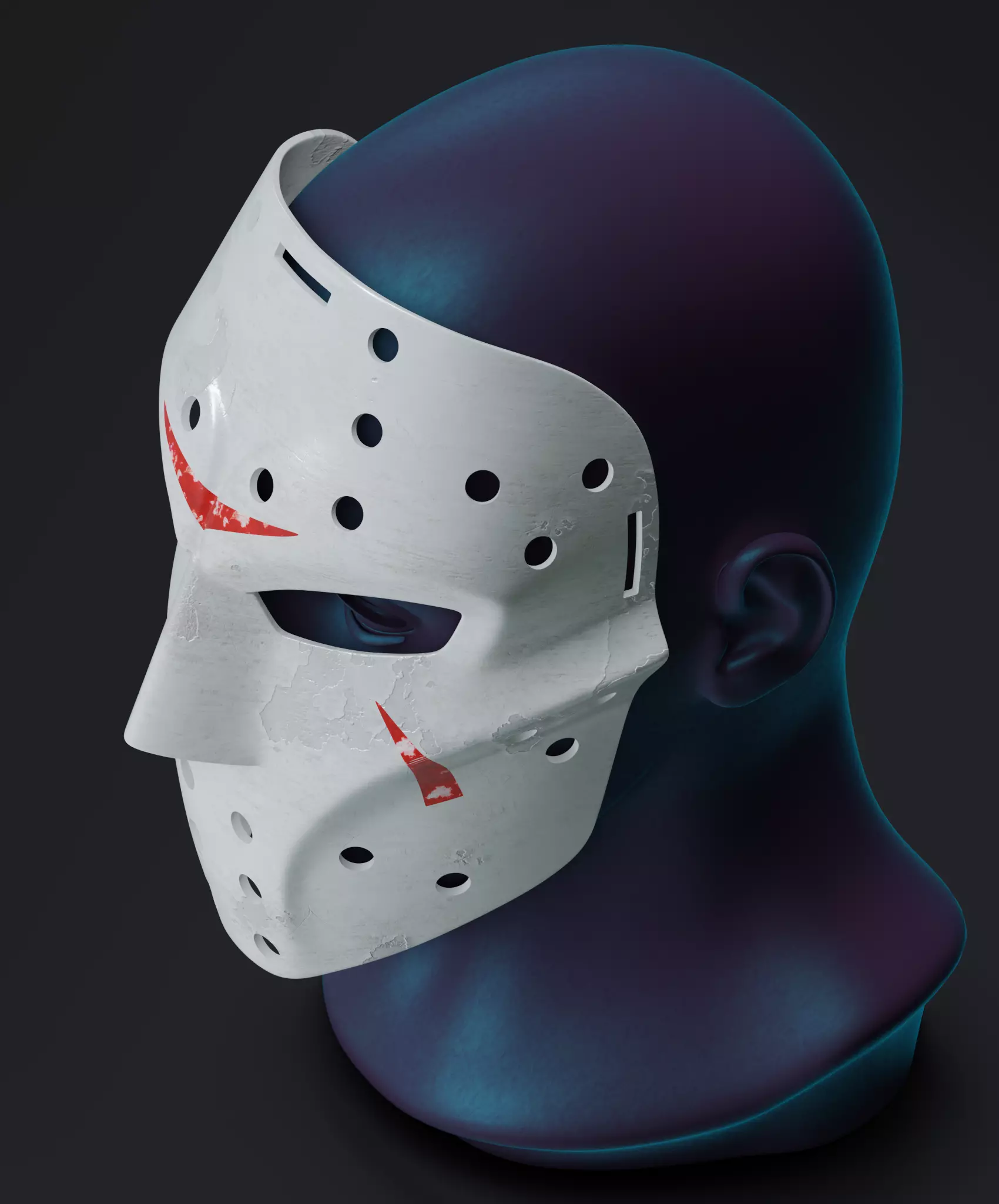 Jason Voorhees Hockey Mask  3D print model_6
