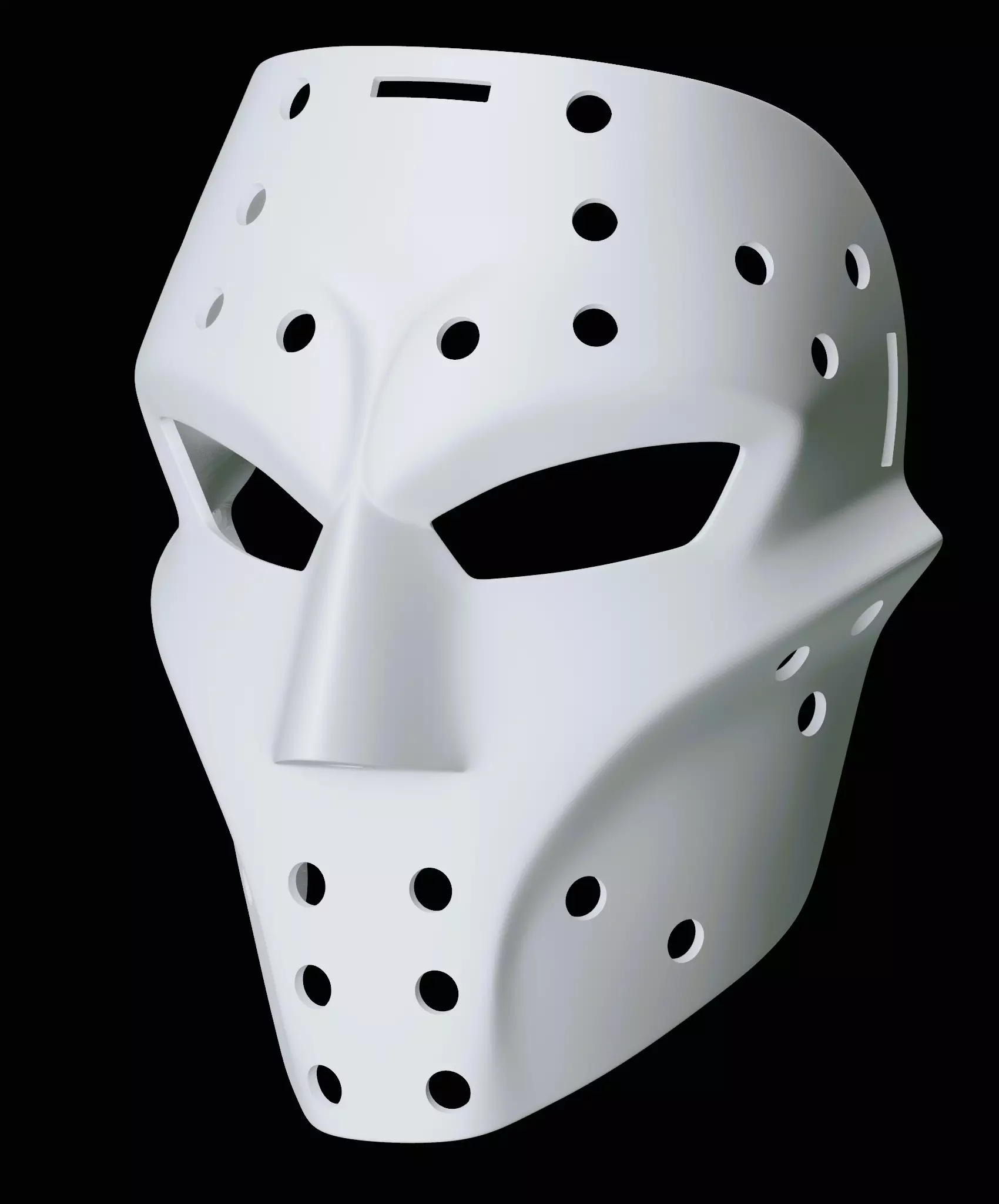 Jason Voorhees Hockey Mask  3D print model_8