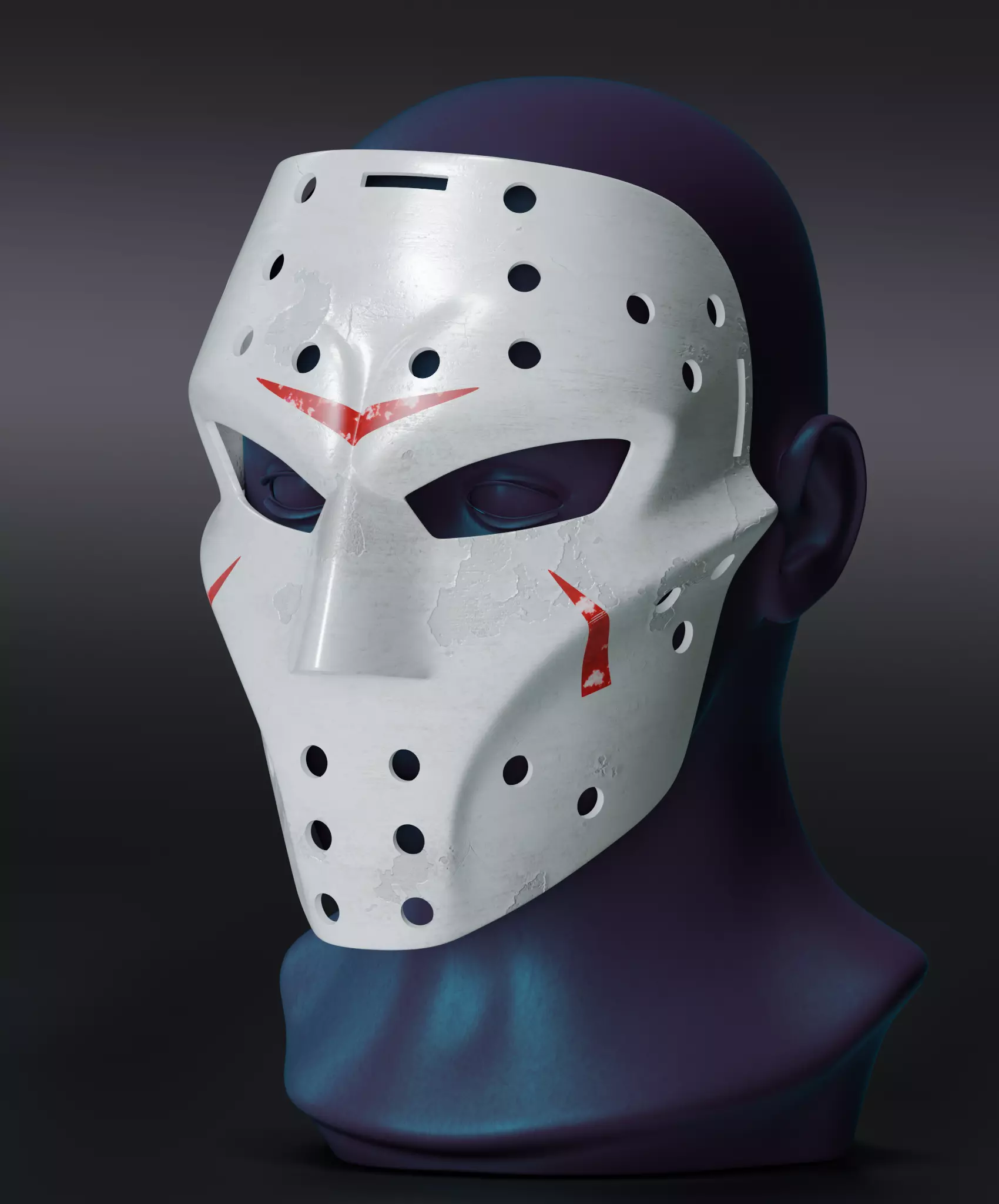 Jason Voorhees Hockey Mask  3D print model_0