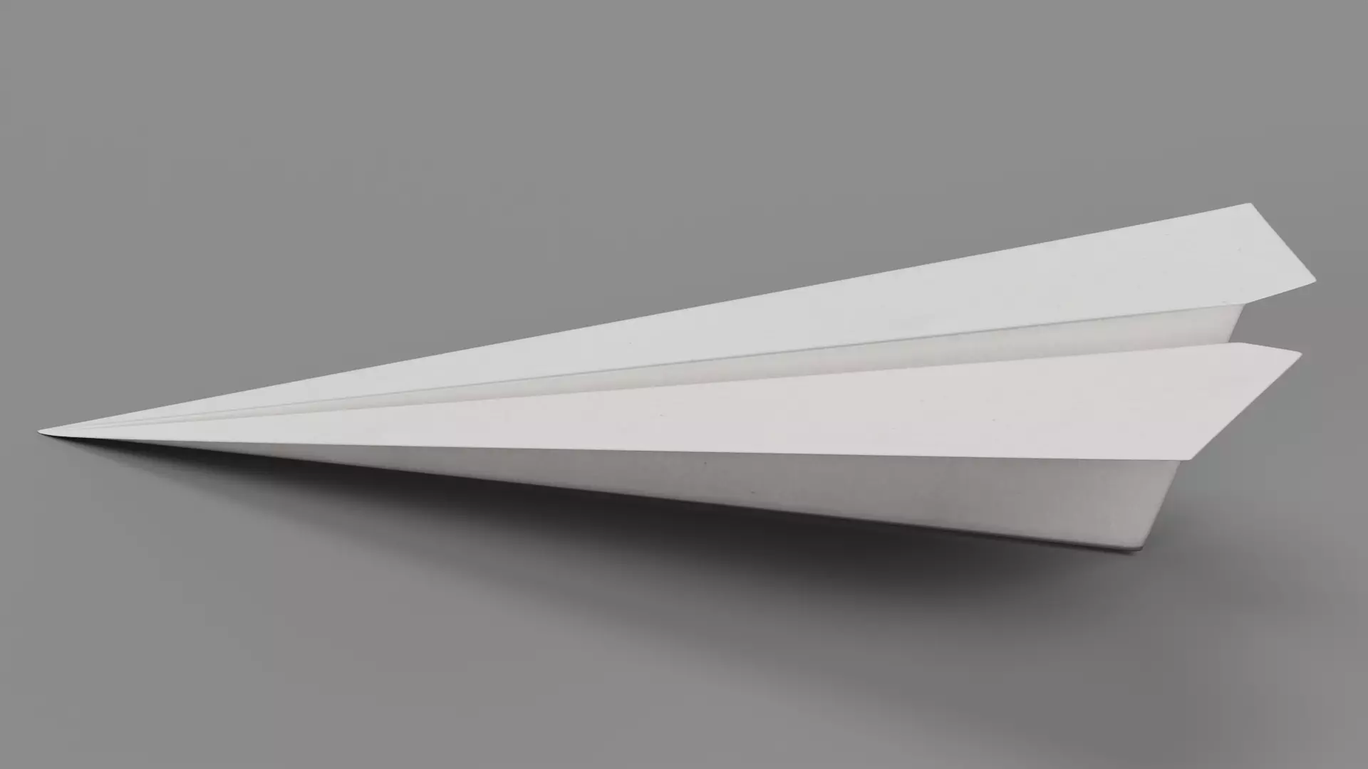 Paper Plane V1 Low-poly 3D model_4