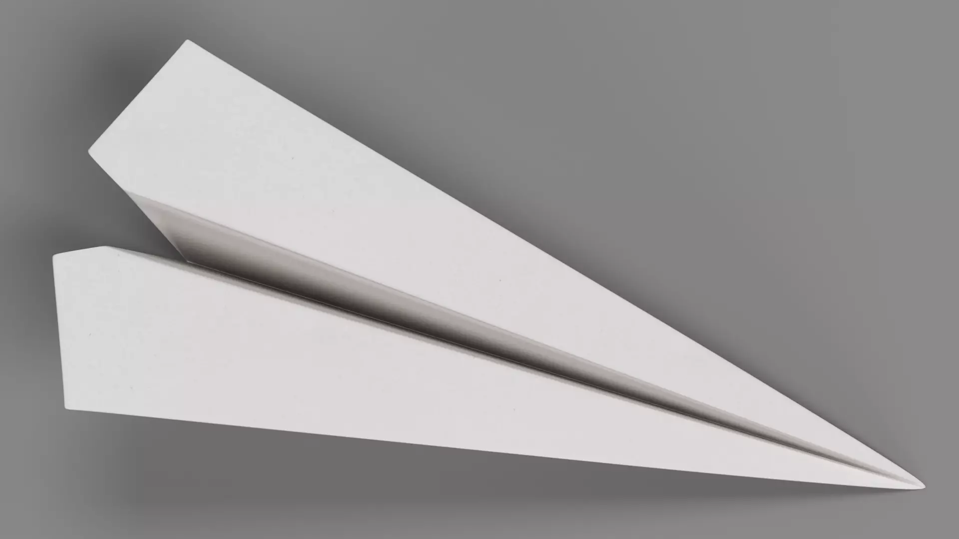 Paper Plane V1 Low-poly 3D model_6