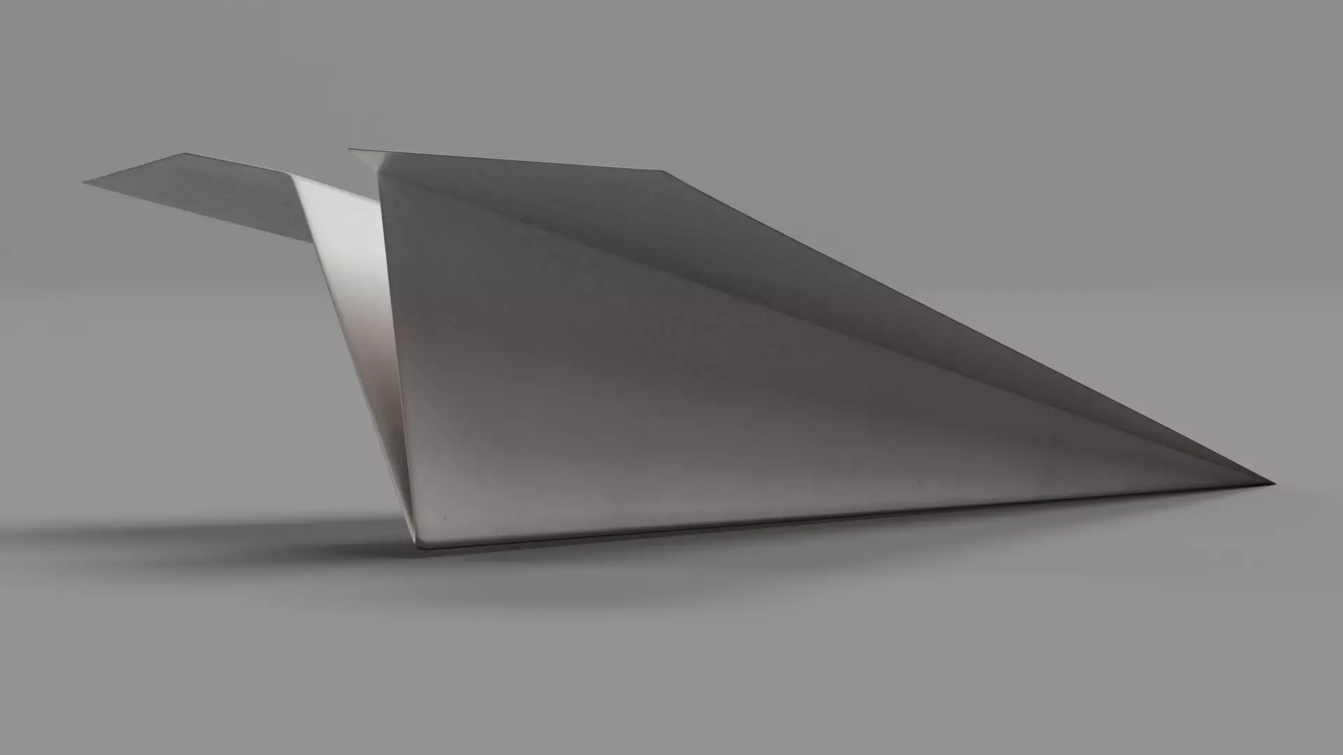 Paper Plane V1 Low-poly 3D model_2