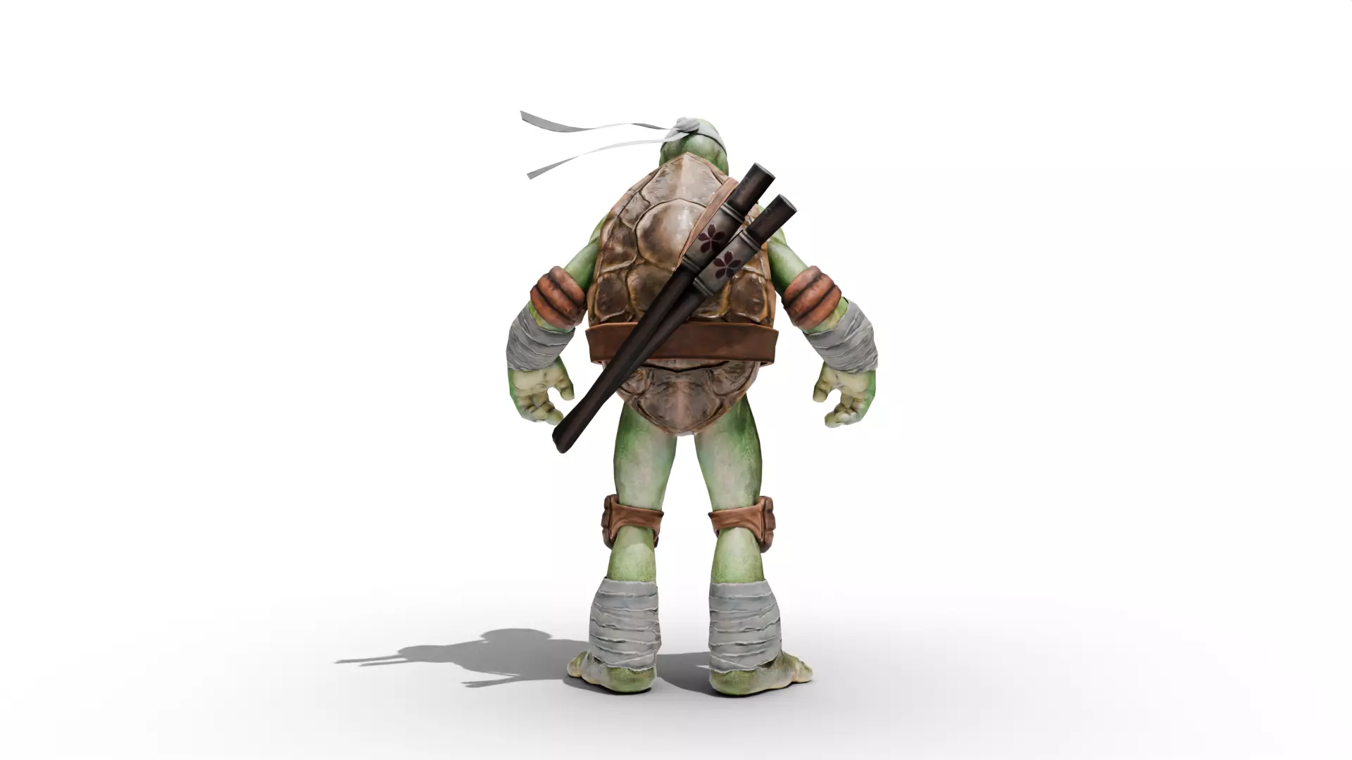 Leonardo - TMNT Low-poly 3D model_4