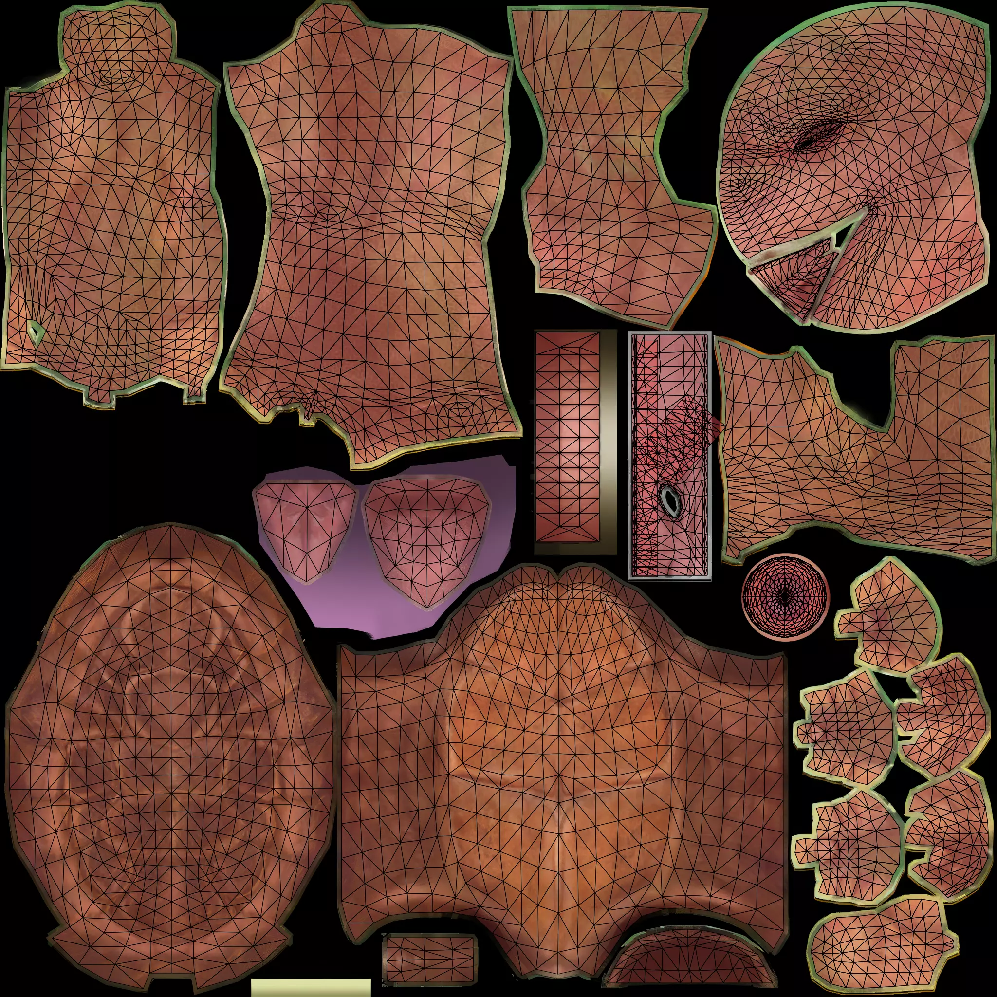 Leonardo - TMNT Low-poly 3D model_9