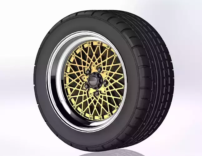 Wheel BBS RS 17inch for scale model